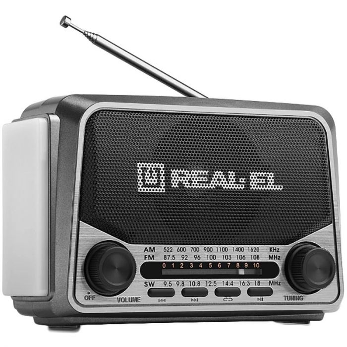 Радіоприймач REAL-EL X-525 Grey