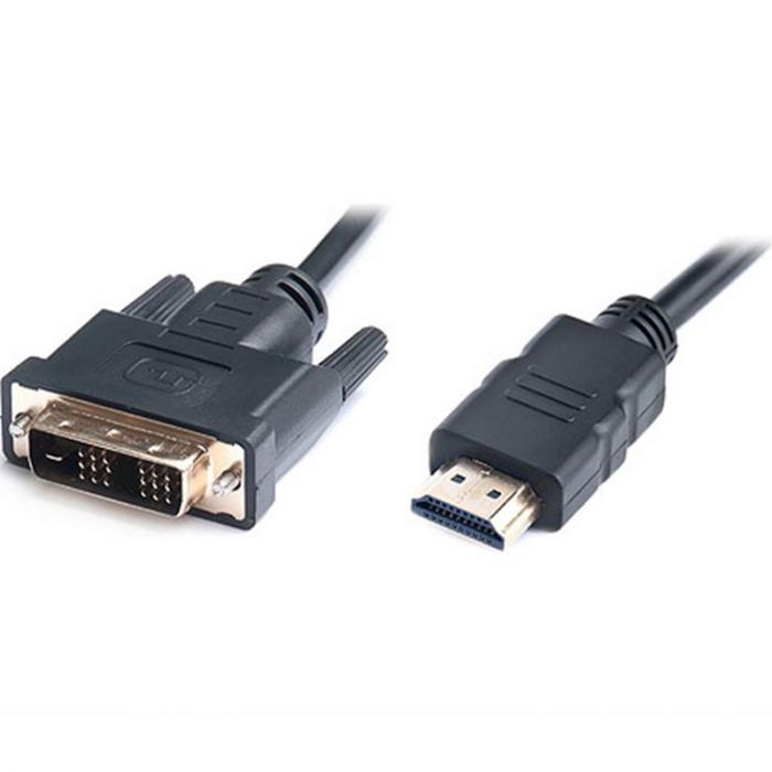 Кабель REAL-EL HDMI - DVI (M/M), 1.8 м, Black (EL123500013)