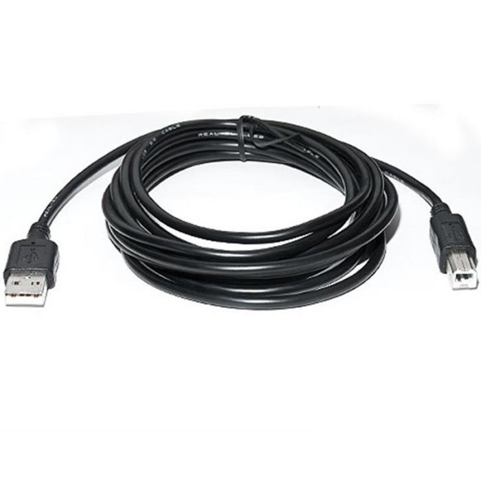 Кабель REAL-EL Pro USB - USB Type-B V 2.0 (M/M), 3 м, чорний (EL123500027)