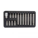 Набір біт HEX 1/2" 15шт S2 (пласт кейс) ULTRA (4013212)