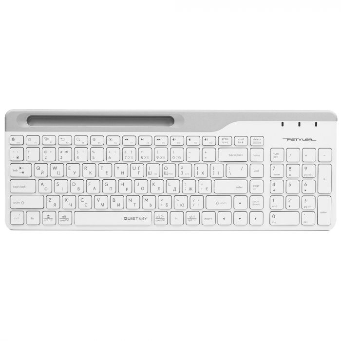 Клавіатура бездротова A4Tech Fstyler FBK25 White 