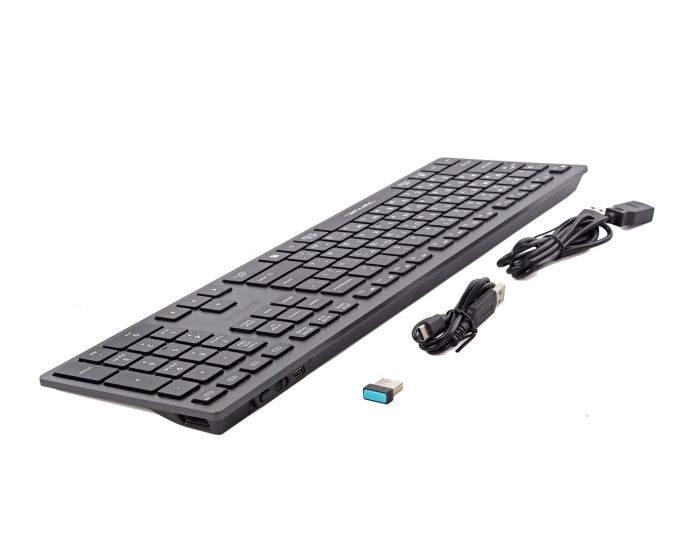 Клавіатура бездротова A4Tech FBX50C Grey