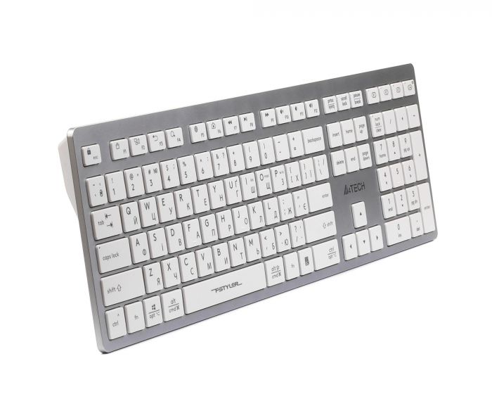 Клавіатура бездротова A4Tech Fstyler FBX50C White