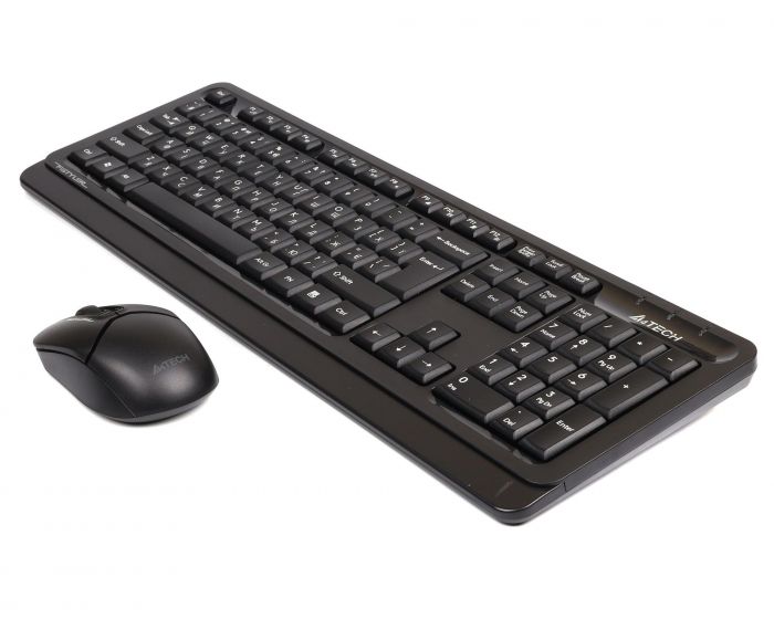 Комплект (клавіатура, миша) бездротовий A4Tech FG1012 Black