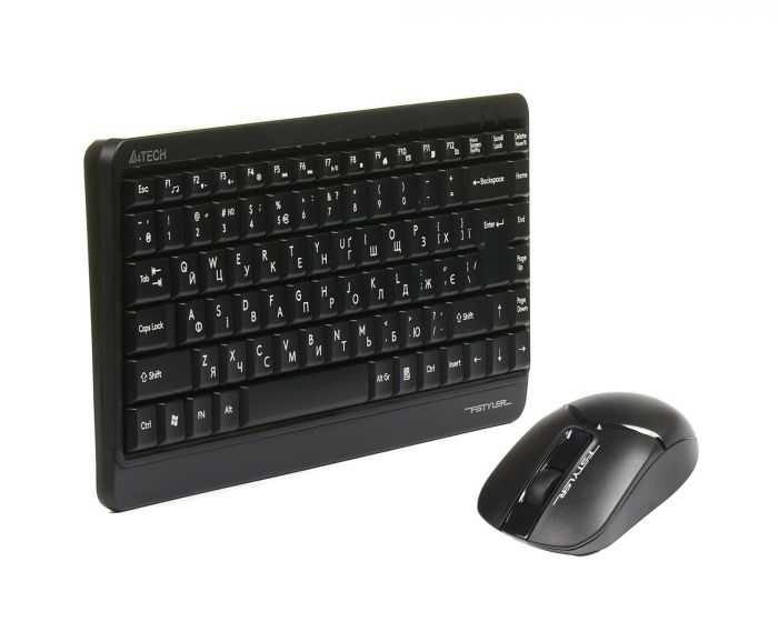 Комплект (клавіатура, миша) бездротовий A4Tech FG1112 Black