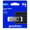 Флеш-накопичувач USB2.0 64GB GOODRAM UTS2 (Twister) Black (UTS2-0640K0R11)