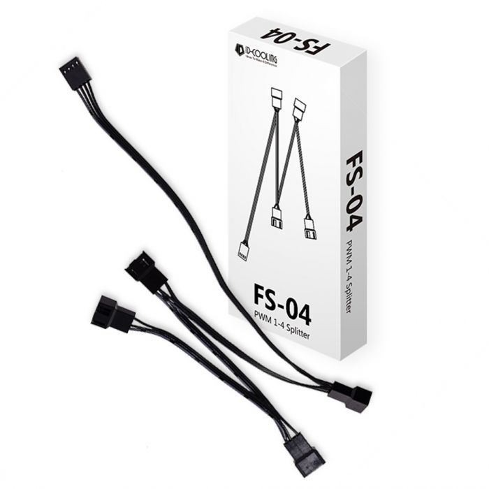 Розгалужувач живлення вентиляторів ID-Cooling FS-04 Розгалужувач живлення вентиляторів ID-Cooling FS-04