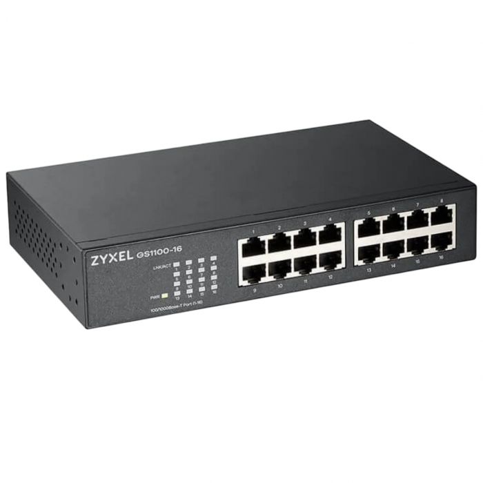 Комутатор ZYXEL GS1100-16 (GS1100-16-EU0103F) Комутатор ZYXEL GS1100-16 (GS1100-16-EU0103F)