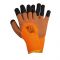 Рукавички трикотажні з частковим латексним спіненим покриттям утеплені р10 (коричневий манжет) КРАТНО 12 парам GRAD (9445715)