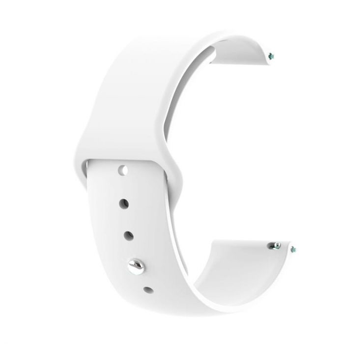 Силіконовий ремінець BeCover для LG Watch Sport W280A White (706217)