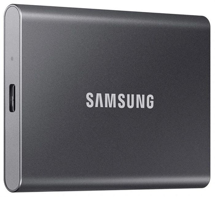Накопичувач зовнішній SSD 1TB Samsung T7 Titan Gray (MU-PC1T0T/WW)