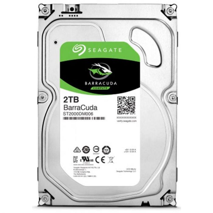 Накопичувач HDD SATA 2.0TB Seagate BarraCuda 7200rpm 64MB (ST2000DM006) гар. 12 мiс.