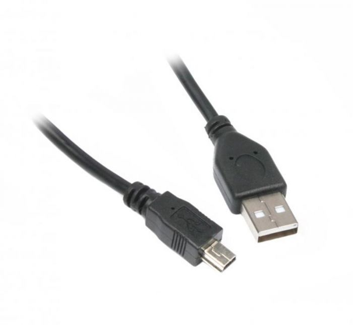 Кабель Maxxter (U-AM5P-6) USB 2.0 AM - Mini USB B, 1.8м Кабель Maxxter (U-AM5P-6) USB 2.0 AM - Mini USB B, 1.8м