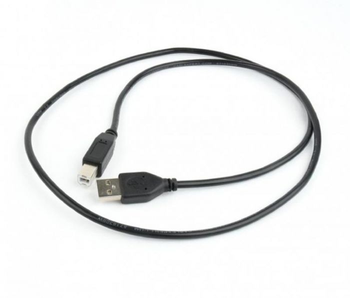 Кабель Cablexpert (CCP-USB2-AMBM-1M) USB2.0 A - USB В, 1м, чорний Кабель Cablexpert (CCP-USB2-AMBM-1M) USB2.0 A - USB В, 1м, чорний