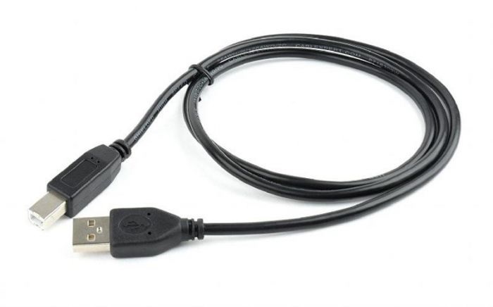 Кабель Cablexpert (CCP-USB2-AMBM-1M) USB2.0 A - USB В, 1м, чорний Кабель Cablexpert (CCP-USB2-AMBM-1M) USB2.0 A - USB В, 1м, чорний
