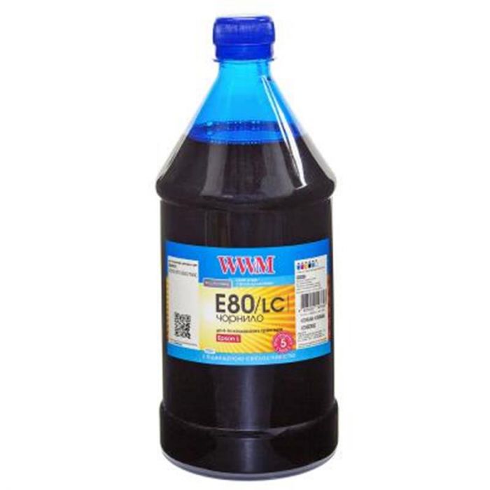 Чорнило WWM Epson L800 (Light Cyan) (E80/LC-4) 1000г