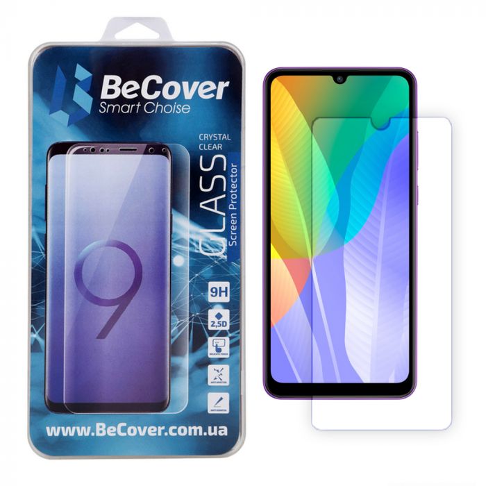 Захисне скло BeCover для Huawei Y6p Crystal Clear Glass (705038)