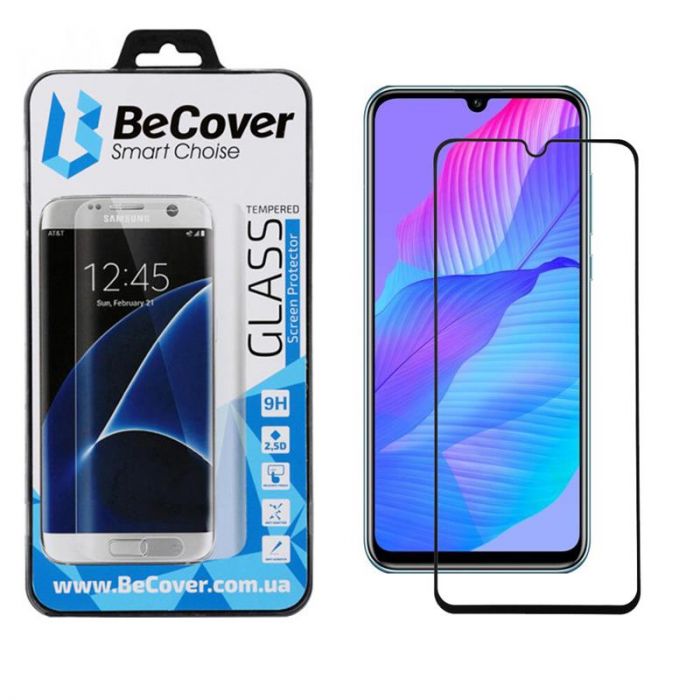 Захисне скло BeCover для Huawei Y8p/P Smart S Black (705142)