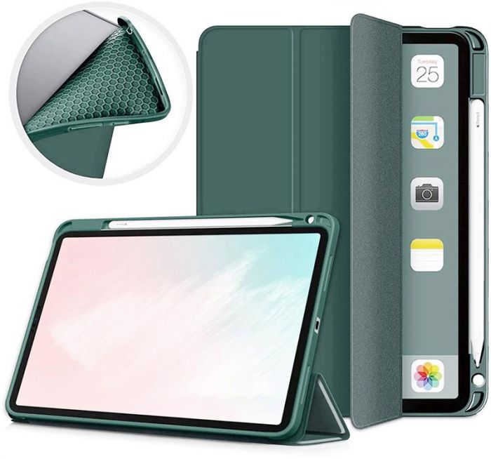 Чохол-книжка BeCover Direct Charge Pen для Apple iPad Air 10.9 (2020) Dark Green (705529)