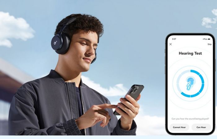 Bluetooth-гарнітура Anker SoundCore Space One Black (A3035G11)