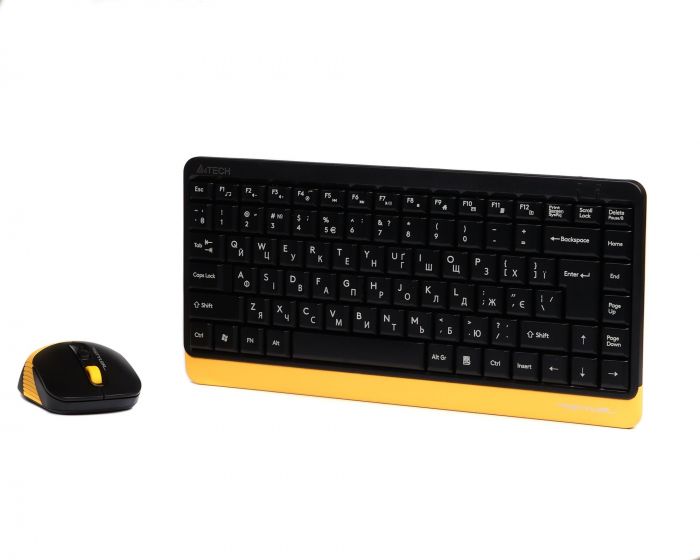 Комплект (клавіатура, миша) бездротовий A4Tech FG1110 Bumblebee USB
