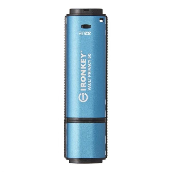 Флеш-накопичувач USB3.2 32GB Kingston IronKey Vault Privacy 50 Type-A Blue (IKVP50/32GB)