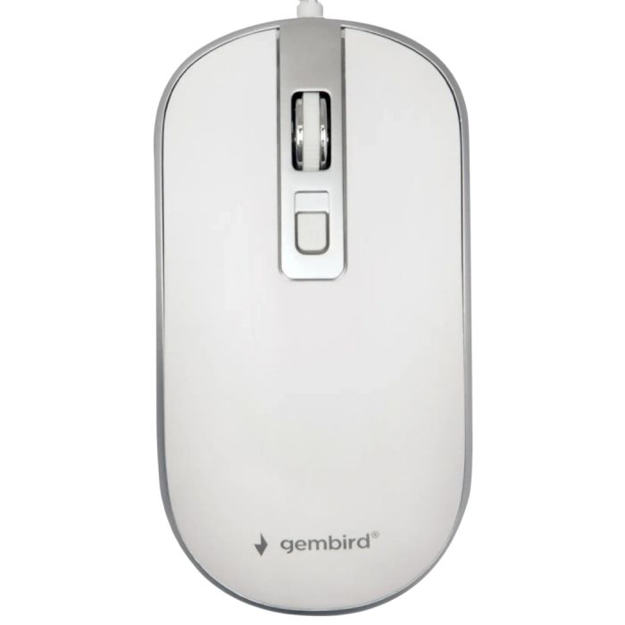Миша Gembird MUS-4B-06-WS White/Silver