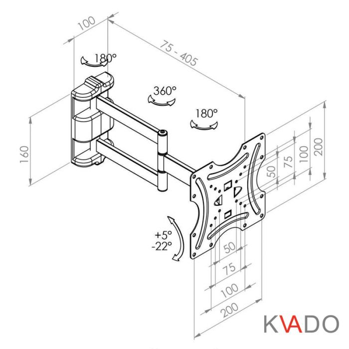 Кронштейн КВАДО К-42 Кронштейн КВАДО К-42
