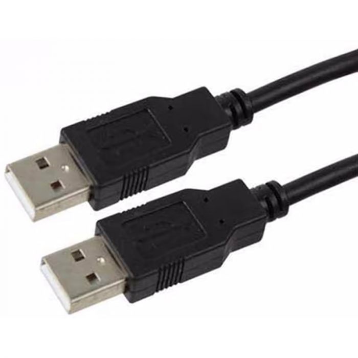 Кабель PowerPlant (KD00AS1213) USB2.0(AM)-USB2.0(AM), 0.5м, Black