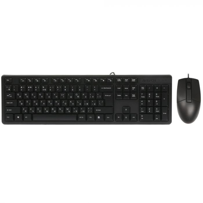 Комплект (клавіатура, миша) A4-Tech KK-3330 Black USB