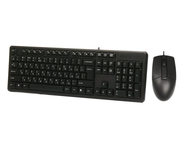 Комплект (клавіатура, миша) A4-Tech KK-3330 Black USB