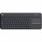 Клавіатура бездротова Logitech K400 Plus Black (920-007145) Клавіатура бездротова Logitech K400 Plus Black (920-007145)