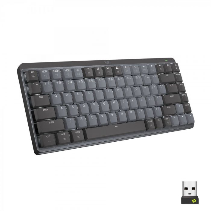 Клавiатура бездротова Logitech MX Mechanical Mini Bluetooth Illuminated Graphite (920-010782)