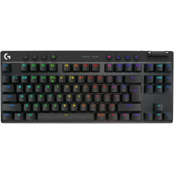 Клавiатура Logitech G PRO X TKL Lightspeed Black Tactile (920-012136)