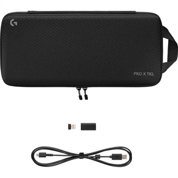 Клавiатура бездротова Logitech G PRO X TKL Lightspeed Black Tactile (920-012136)