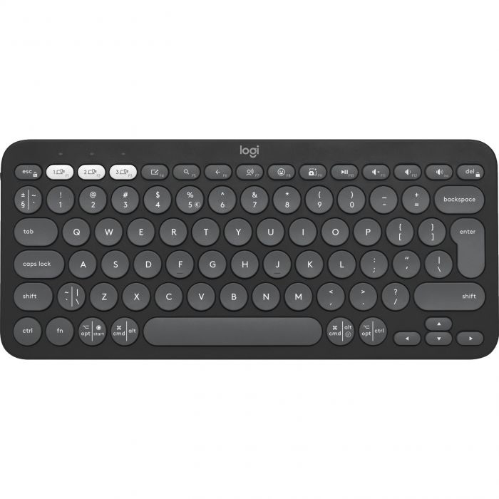 Клавiатура Logitech Pebble Keys 2 K380s Graphite (920-011851)