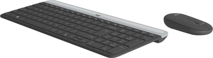 Комплект (клавіатура, мишка) бездротовий Logitech MK470 Graphite (920-009204)