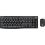 Комплект (клавiатура, миша) бездротовий Logitech MK295 Combo Black (920-009800)