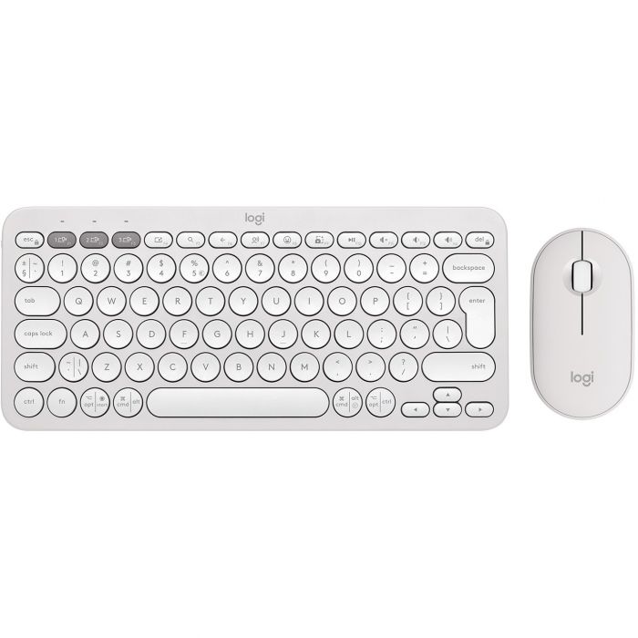 Комплект (клавіатура, миша) бездротовий Logitech Pebble 2 Combo White (920-012240)