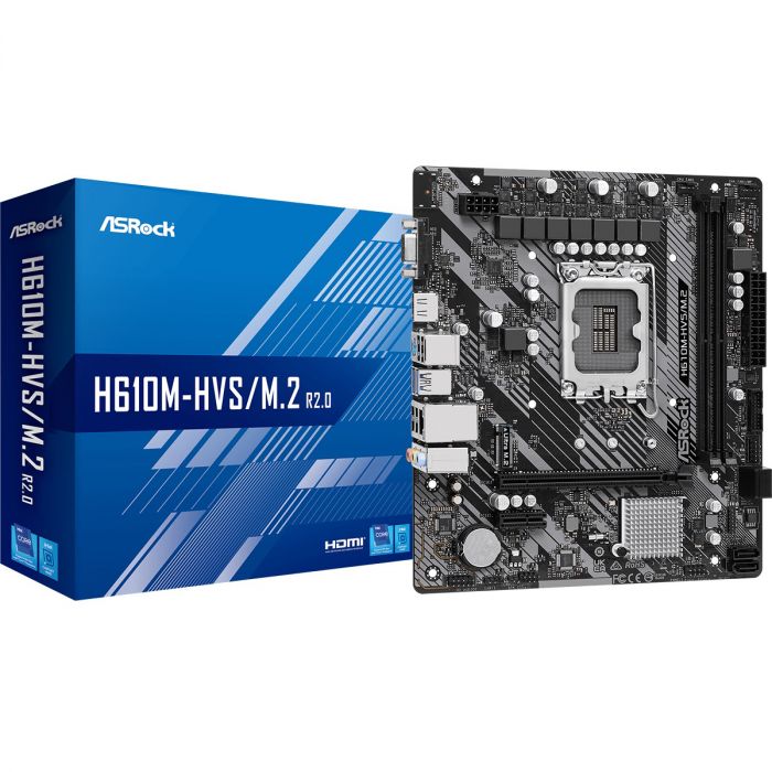Материнська плата ASRock H610M-HVS/M.2 R2.0 Socket 1700