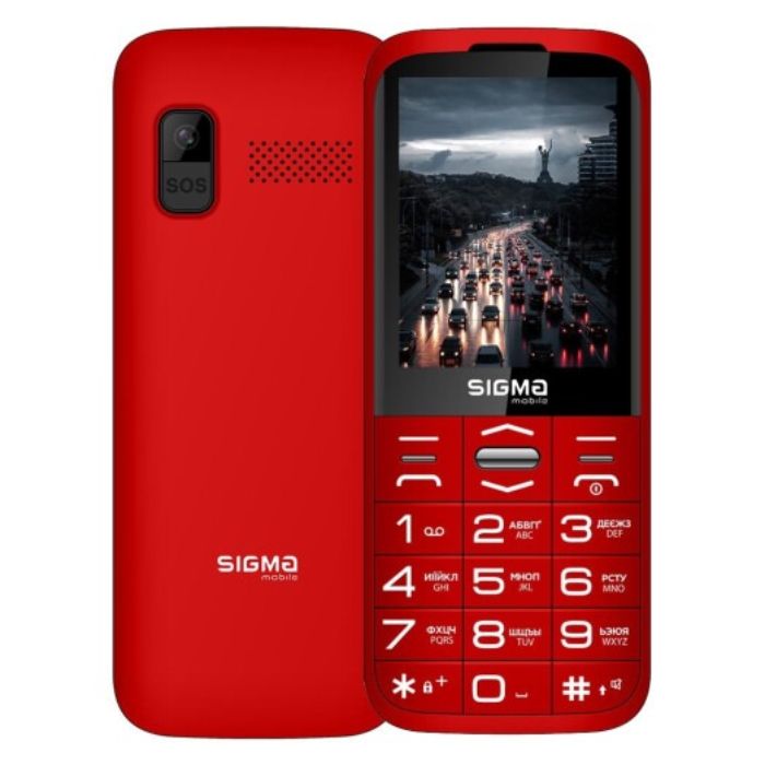 Мобільний телефон Sigma mobile Comfort 50 Grace Dual Sim Red
