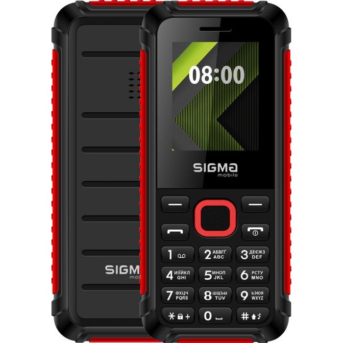 Мобiльний телефон Sigma mobile X-style 18 Track Dual Sim Black/Red