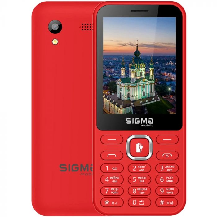 Мобiльний телефон Sigma mobile X-style 31 Power Type-C Dual Sim Red