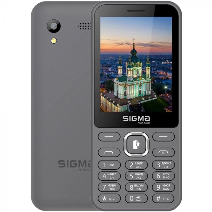 Мобiльний телефон Sigma mobile X-style 31 Power Type-C Dual Sim Grey