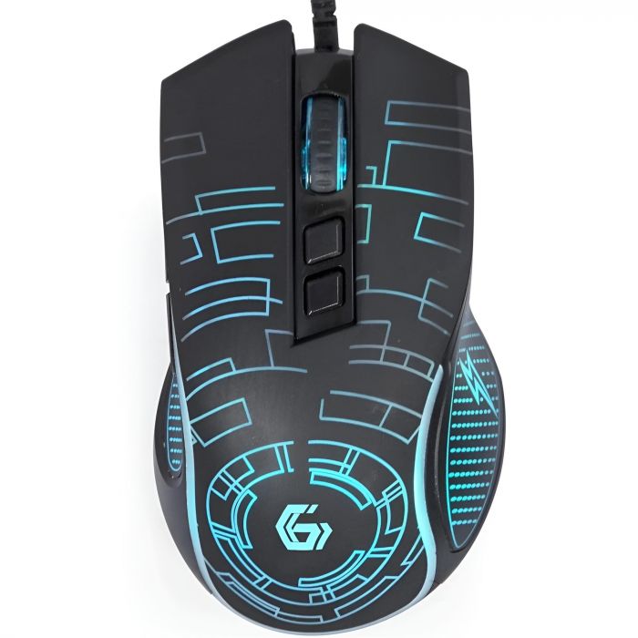 Миша Gembird MUSG-RGB-01 Black