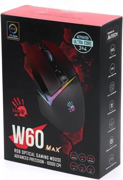 Миша Bloody W60 Max Gradient Red