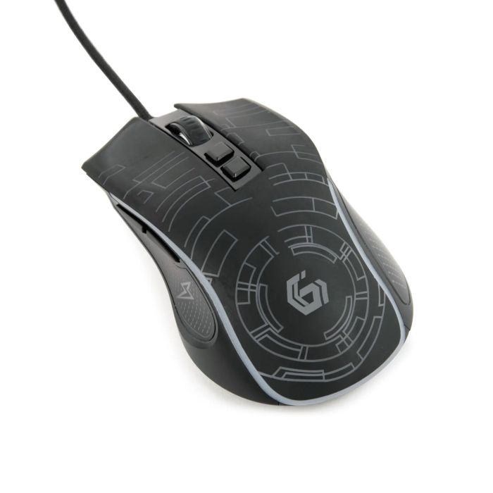 Миша Gembird MUSG-RGB-01 Black
