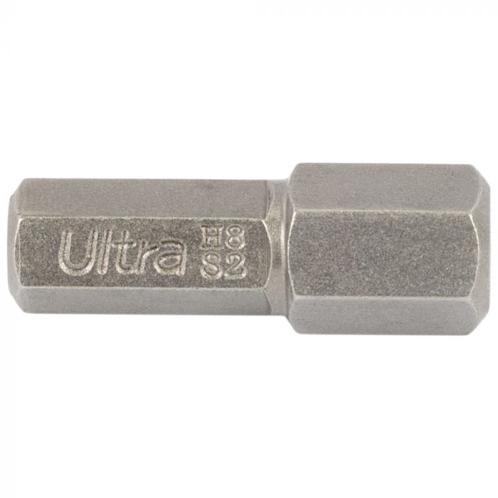 Біти HEX 8×25мм ¼" 8шт S2 (блістер) ULTRA (4015032)