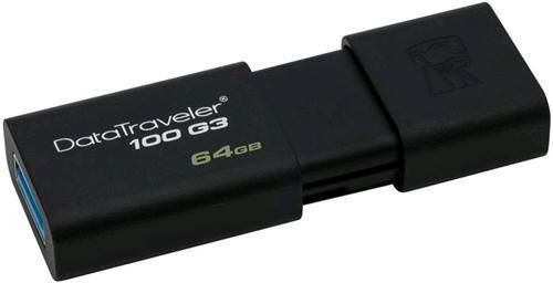 Флеш-накопичувач USB3.1 64GB Kingston DataTraveler 100 G3 (DT100G3/64GB)
