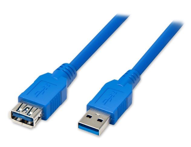 Кабель ATcom подовжувач USB 3.0 AM/AF 1.8 м blue